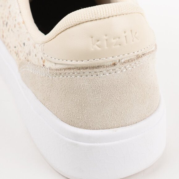 Kizik Prague Slip-On Sneakers Beige Speckled Terrazzo W 8 NWOB - Picture 10 of 12